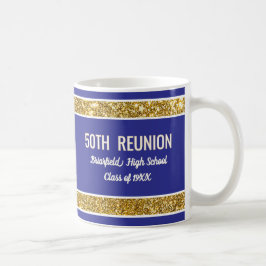 Café Caneca de Celebração de Reunião de 50 Anos Persona