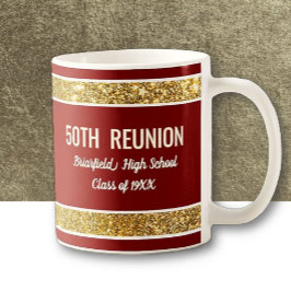 Café Caneca de Celebração de Reunião de 50 Anos Persona