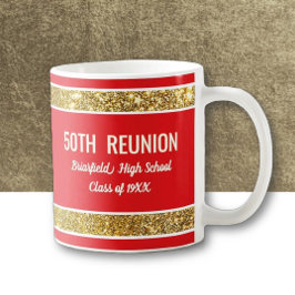 Café Caneca de Celebração de Reunião de 50 Anos Persona