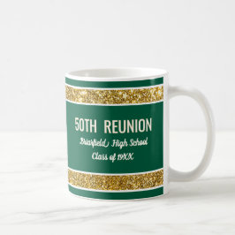 Café Caneca de celebração personalizada para 50º reenco