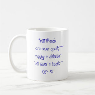 Café Caneca de Cerâmica - Amigos Verdadeiros Nunca Estã