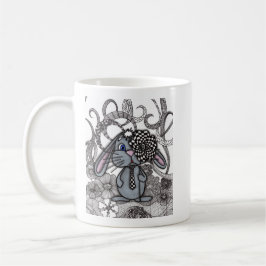Café Caneca de Cerâmica Coelho Caprichoso com Gravata