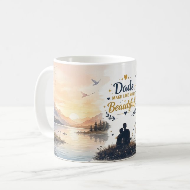 Café Caneca de Cerâmica com Envoltório Total - Presente (Frente Esquerda)