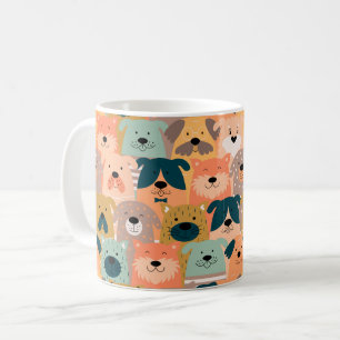 Café Caneca de Cerâmica com Estampa de Cachorro de Dese