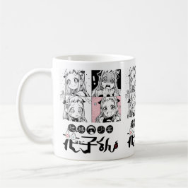 Café Caneca de Cerâmica com Grid de Painel de Anime Man