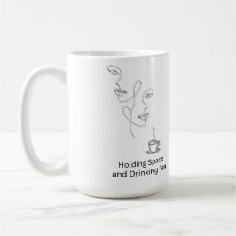 Café Caneca de Cerâmica Conexão Terapia Abstrata