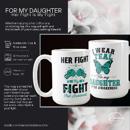 Café Caneca de Cerâmica Conscientização sobre PTSD Para