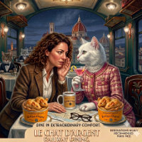 Caneca de Cerâmica Francesa Vintage – Le Chat d'Ar