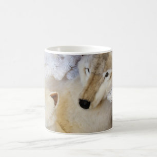 Café Caneca de Cerâmica Lobo Ártico