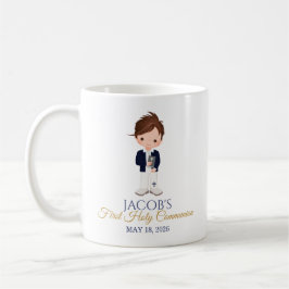 Café Caneca de Cerâmica Minimalista Primeira Comunhão M