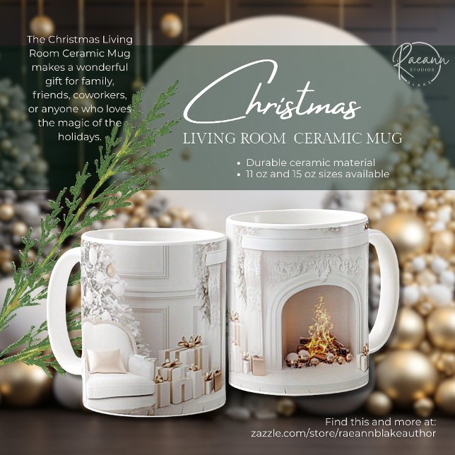 Café Caneca de Cerâmica para Sala de Estar de Natal (Criador carregado)