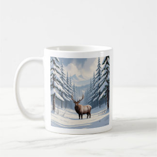 Café Caneca de Cerâmica Pine Winter Snow (330ml)