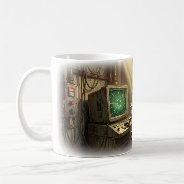 Café ⚡ Caneca de Cerâmica Tática Industrial Stay Sharp (Esquerda)