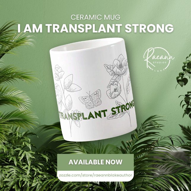 Café Caneca de Cerâmica Transplant Strong (Criador carregado)