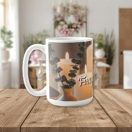 Café Caneca de Cerâmica Vibrações da Lareira | Caneca d