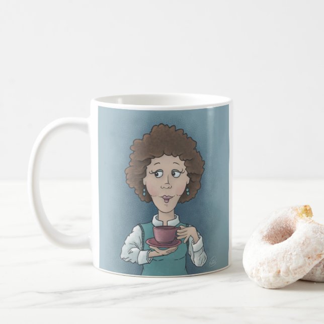 Café Caneca de Chá (Com Donut)