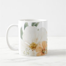 Caneca de chá de casa de fazenda moderna fofa