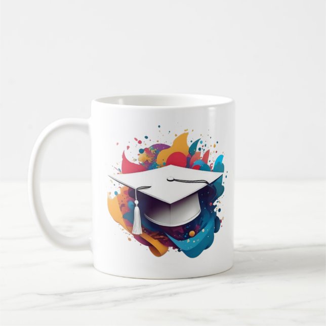 Café Caneca de Chapéu de Formatura (Esquerda)