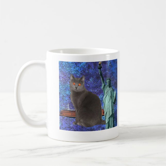 Café Caneca de Chartreux da liberdade (Esquerda)