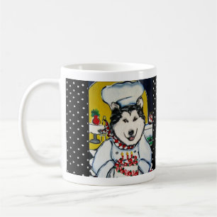Café Caneca de Chef Malamute do Alasca