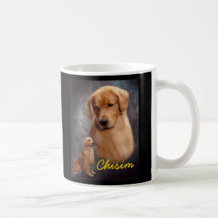 Café Caneca de Chisim do golden retriever