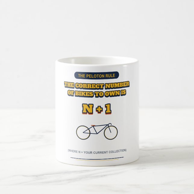 Café Caneca de Ciclismo Divertida (Centro)