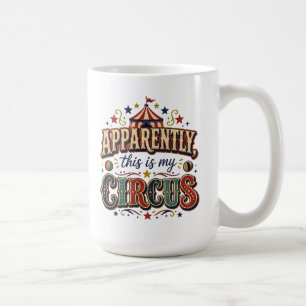 Café Caneca de Círculo Retrô - Aparentemente Este é o M
