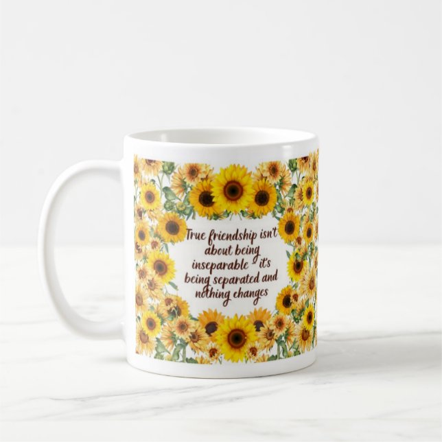Café Caneca de Citação da Melhor Amiga – Presente de Am (Esquerda)