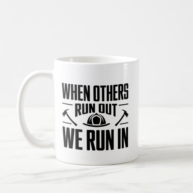 Café Caneca de Citação de Herói Bombeiro Presente para  (Esquerda)
