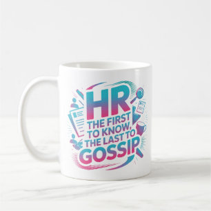 Café Caneca de Citação de RH Elegante para Profissionai