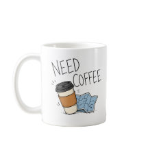 Caneca de Citação Divertida de Viagem que Precisa