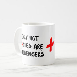 Café Caneca de Citação Engraçada de Influenciador Prese