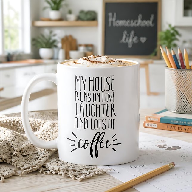 Café Caneca de Citação Engraçada para Mães e Pais (Criador carregado)