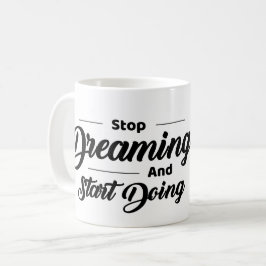 Café Caneca de Citação Motivacional com Águia