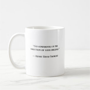 Café Caneca de Citação Motivacional Inspiradora de Thor