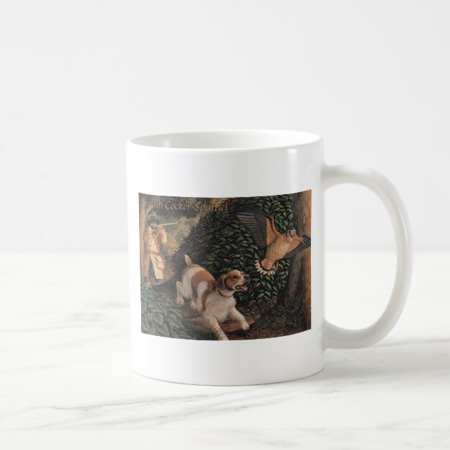 Café Caneca de cocker spaniel do inglês (Direita)