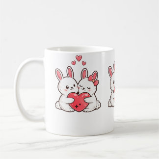 Café Caneca de Coelho do Dia dos Namorados | Coelhinhos