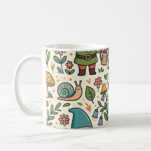 Café Caneca de Cogumelo Cottagecore – Gnome Primavera F