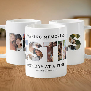 Café Caneca de Colagem de Carta de Foto das Melhores Am