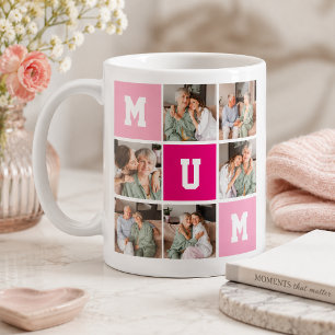Café Caneca de Colagem de Fotos Personalizadas do Dia d