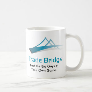 Café Caneca de comércio da ponte - branco