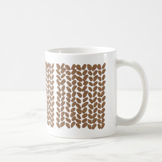 Café Caneca de confecção de malhas dourada (Direita)