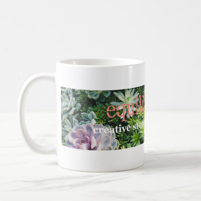 Café caneca de contar histórias em equilíbrio (Esquerda)
