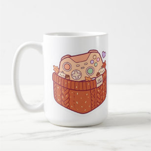 Café Caneca de Controlador de Jogo Kawaii Pastel Aconch