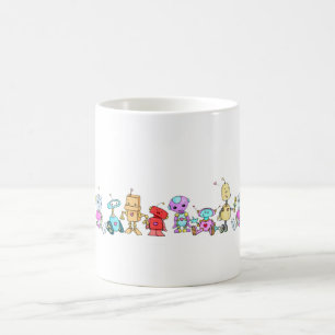 Café caneca de coração