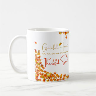 Café Caneca de Coração Grato Alma Agradecida – Outono M