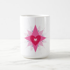 Café Caneca de Coração Ilustração Coração