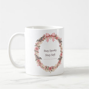 Café Caneca de Coroa de Coquete Assustadora e Macia