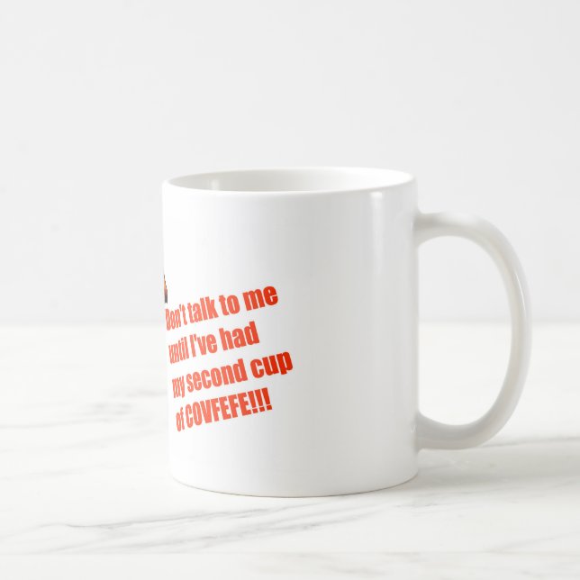 Café Caneca de Covfefe do trunfo (Direita)