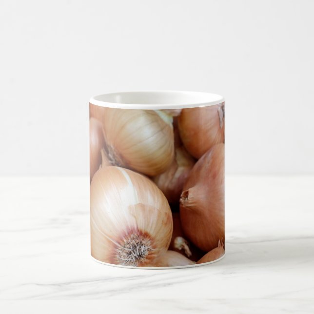 Café Caneca de Cozinha com Cebolas Marrons (Centro)